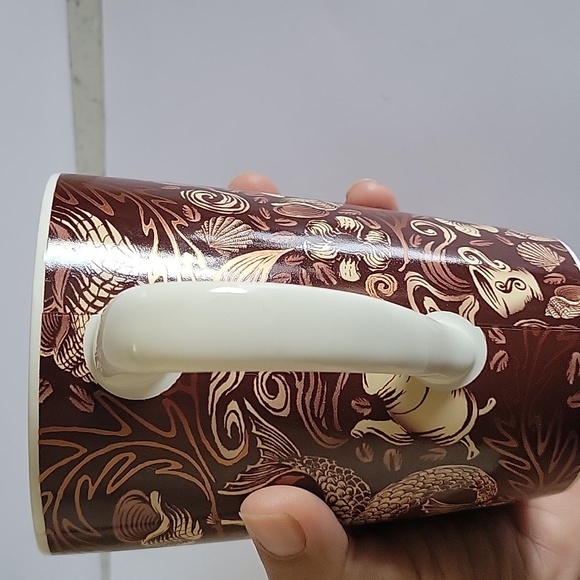 Starbucks Coffee 2006 Mug. 35th Anniversary. Crown Mermaid Copper Brown Shells. - Picture 6 of 12